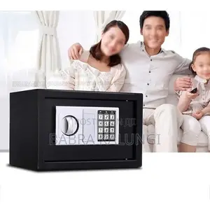 Digital Electronic Safe Box T-17 Number & Key Lock/Unlock