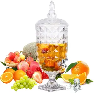 Drink Dispenser for Parties, Crystal Glass