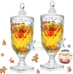 1.3L Crystal Glass Drink Dispenser