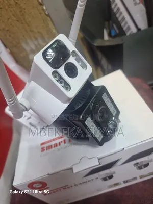 Solar Camera 4g Double Lens White Black, Simcard Camera