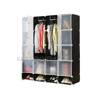 4 Collum Plastic Wardrobe