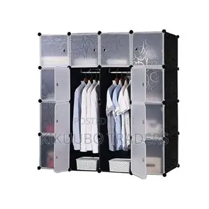 4 Collum Plastic Storage Wardrobe