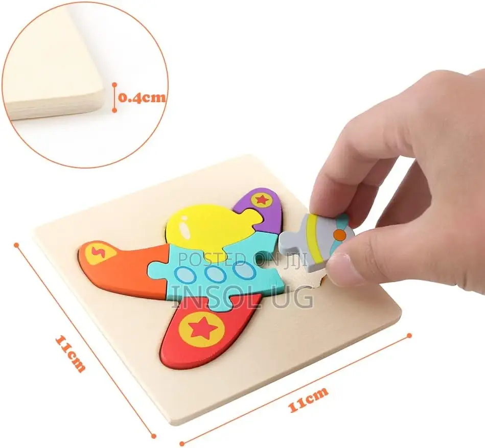 Wooden 3D Puzzles for Kids
