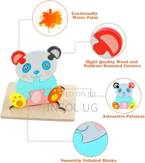 Wooden 3D Puzzles for Kids