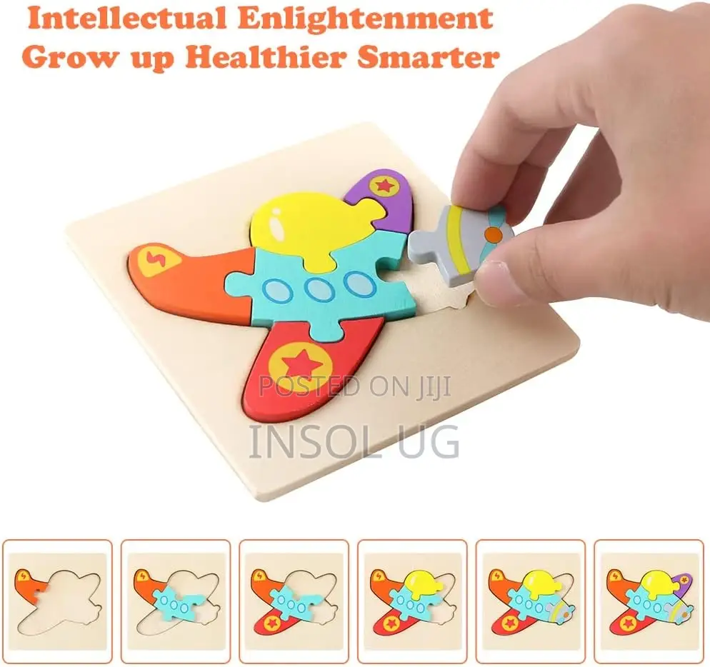 Wooden 3D Puzzles for Kids