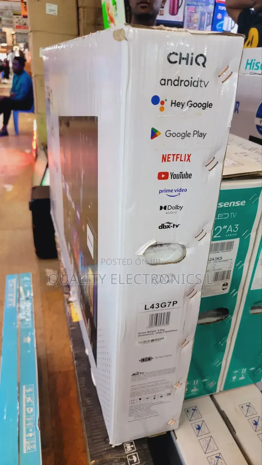 Chiq 43 Inches Google Tv Smart