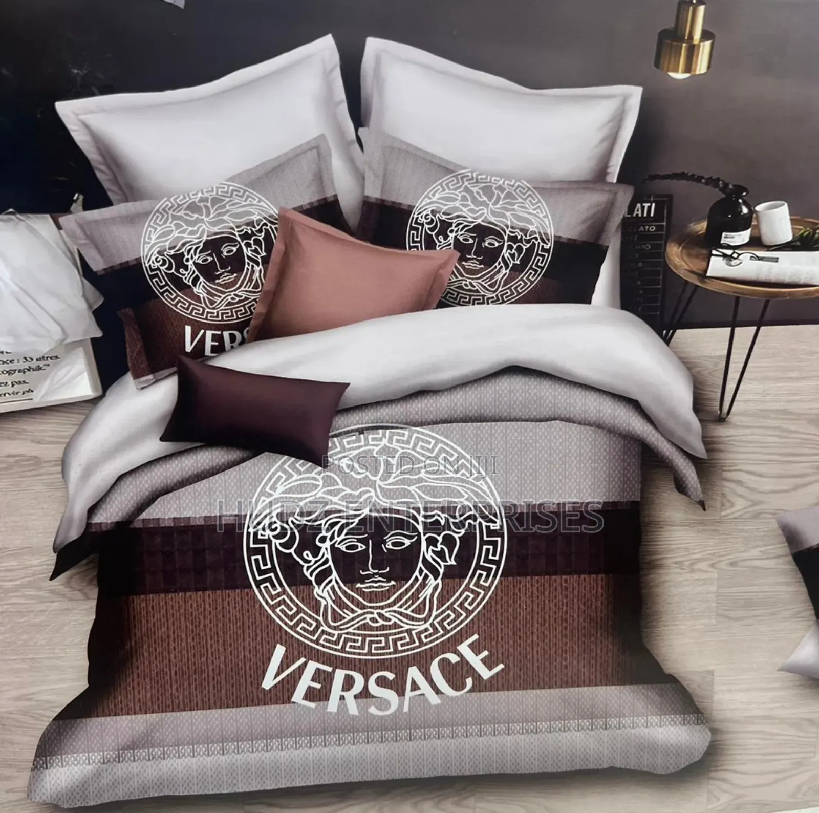 5x6 Labeled Duvet 4pc Versace