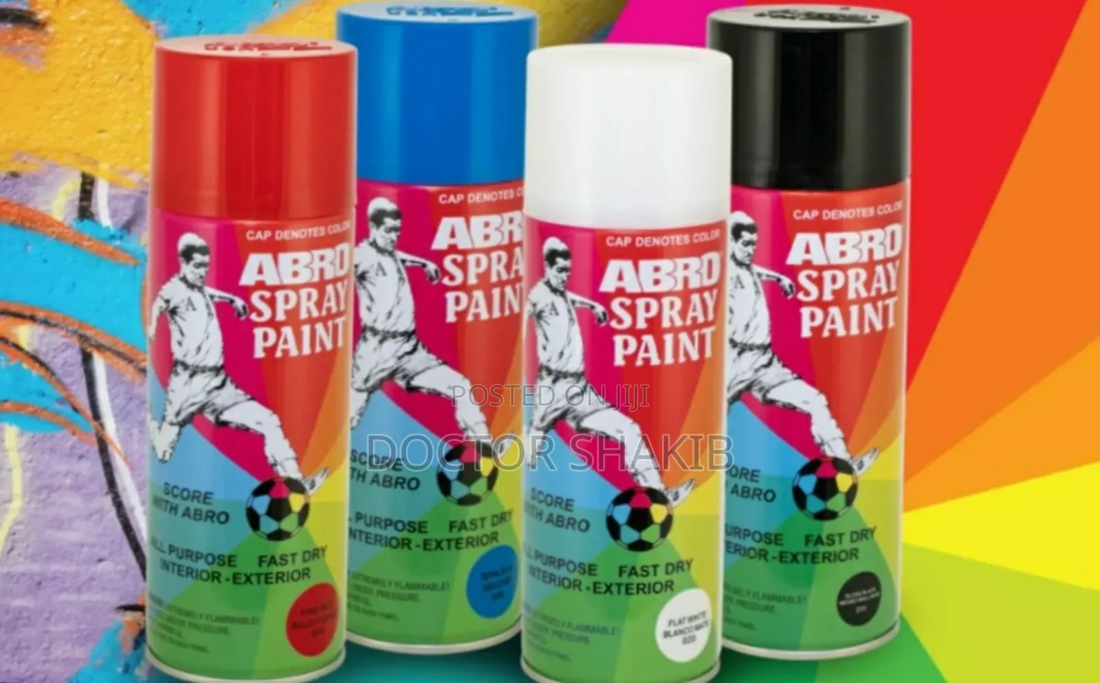 Brand New Abro Spray Paint