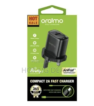 Oraimo Firefly Fast Charging Charger Kit With Fast Micro USB