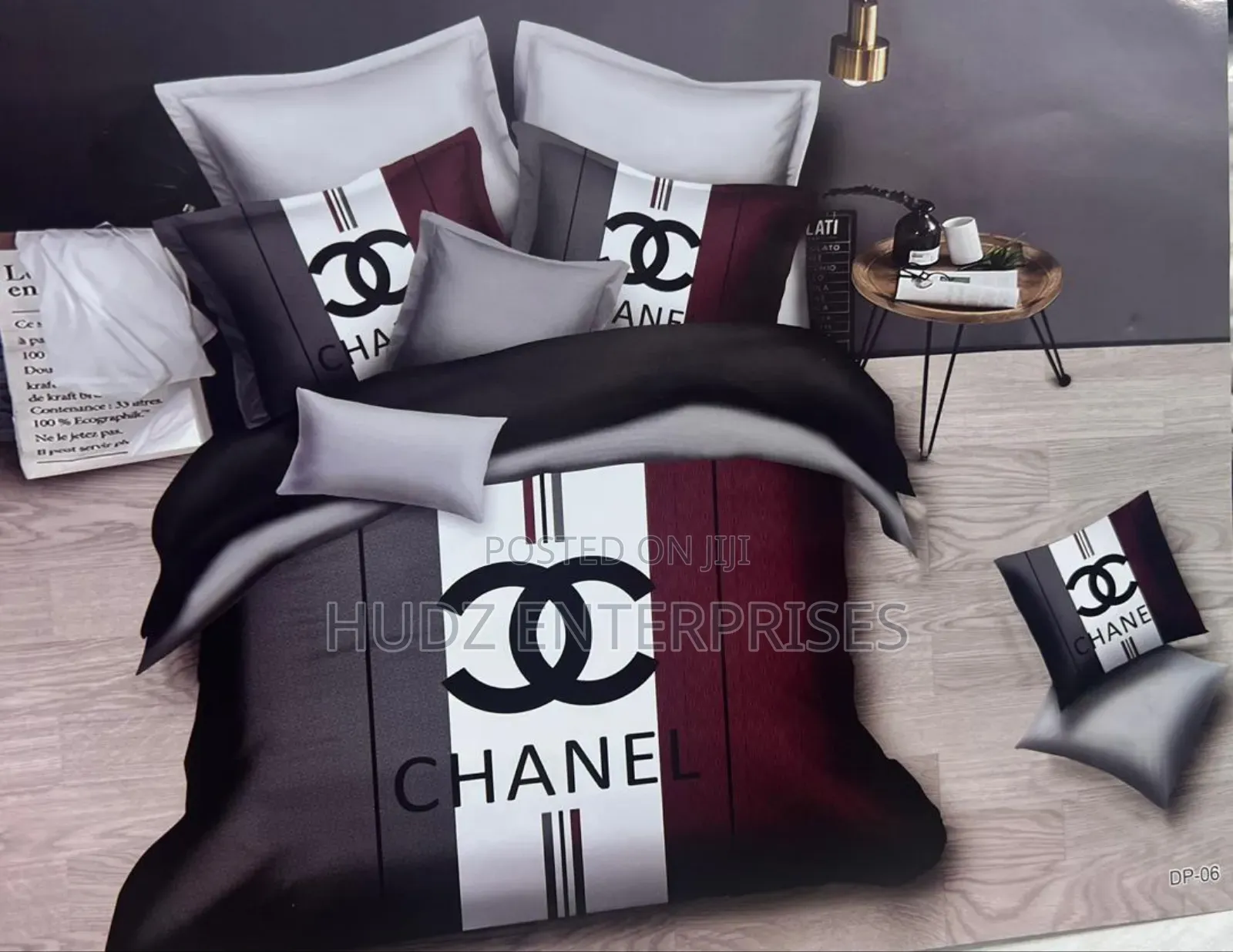 5x6 Labeled Duvet 4pc Chanel
