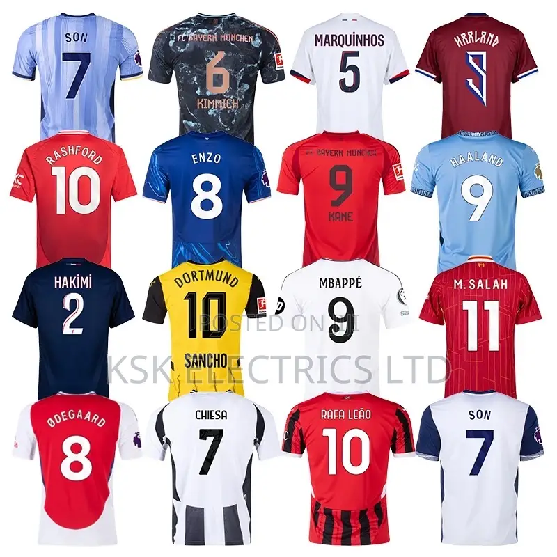 All Team Kit Jerseys 2024