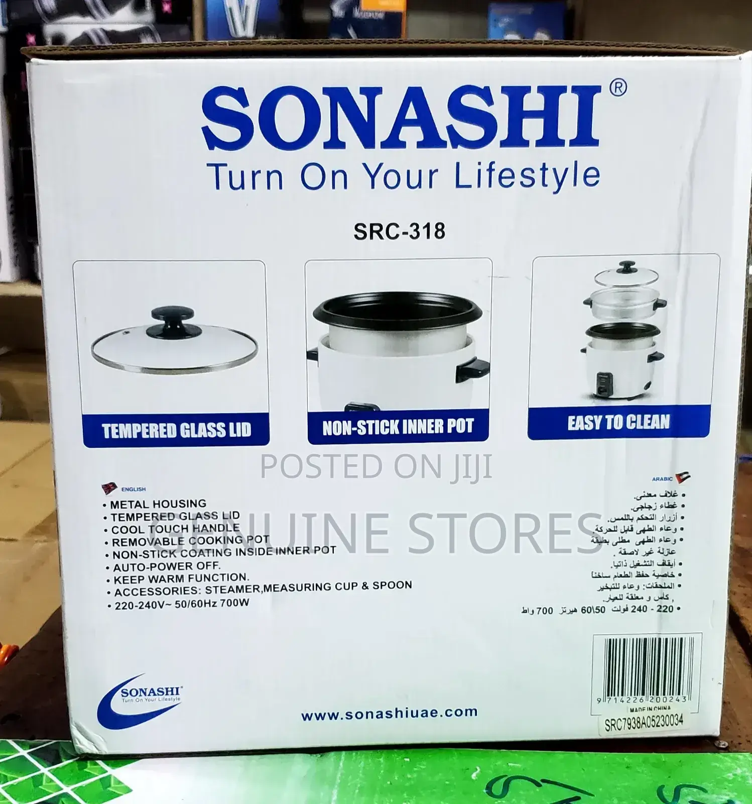 Sonashi Rice Cooker 1.8l