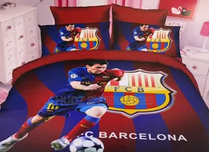 Kids Cartoon Character Duvet 4x6 FC Barce