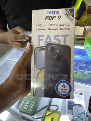 New Tecno Pop 9 64 GB Black