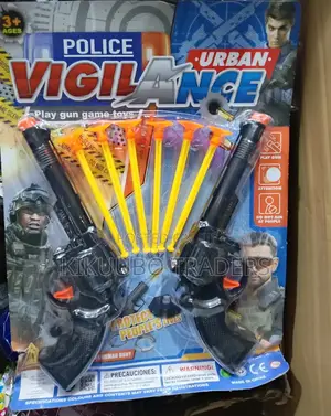 Kids 2pcs Plastic Toy Guns