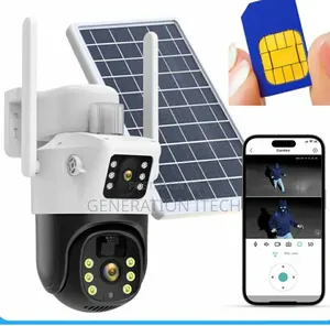 8mp Dual Screen Solar Smart Camera With Sim Slot, Ir