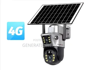 8mp Dual Screen Solar Smart Camera With Sim Slot, Ir