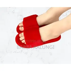 5-6 Open Toe Slides Warm Soft Fuzzy Fluffy Soft