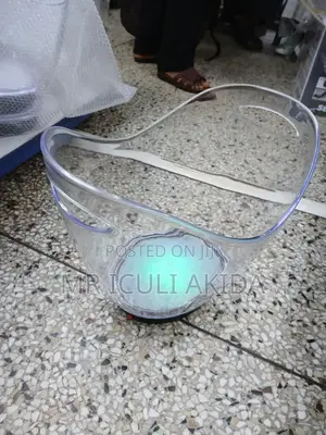 LED Acrylic Coloured Beer,Wine Bottle Bar White Ice Buckets