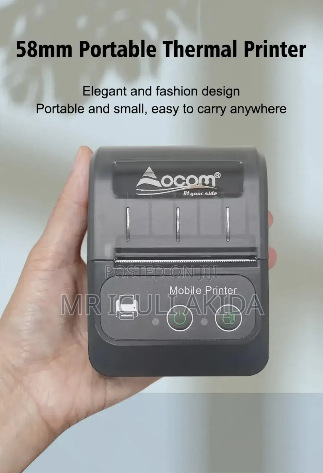 58mm Mini Portable Bluetooth,USB High Speed Thermal Printer