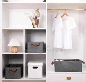 Collapsible Storage Box With Handle