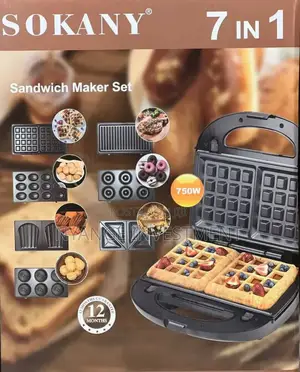 Sokany 7 in 1 Sandwich Maker Set