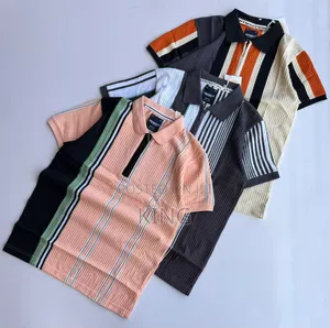 Grand T-Shirt. Collar. Classic Man