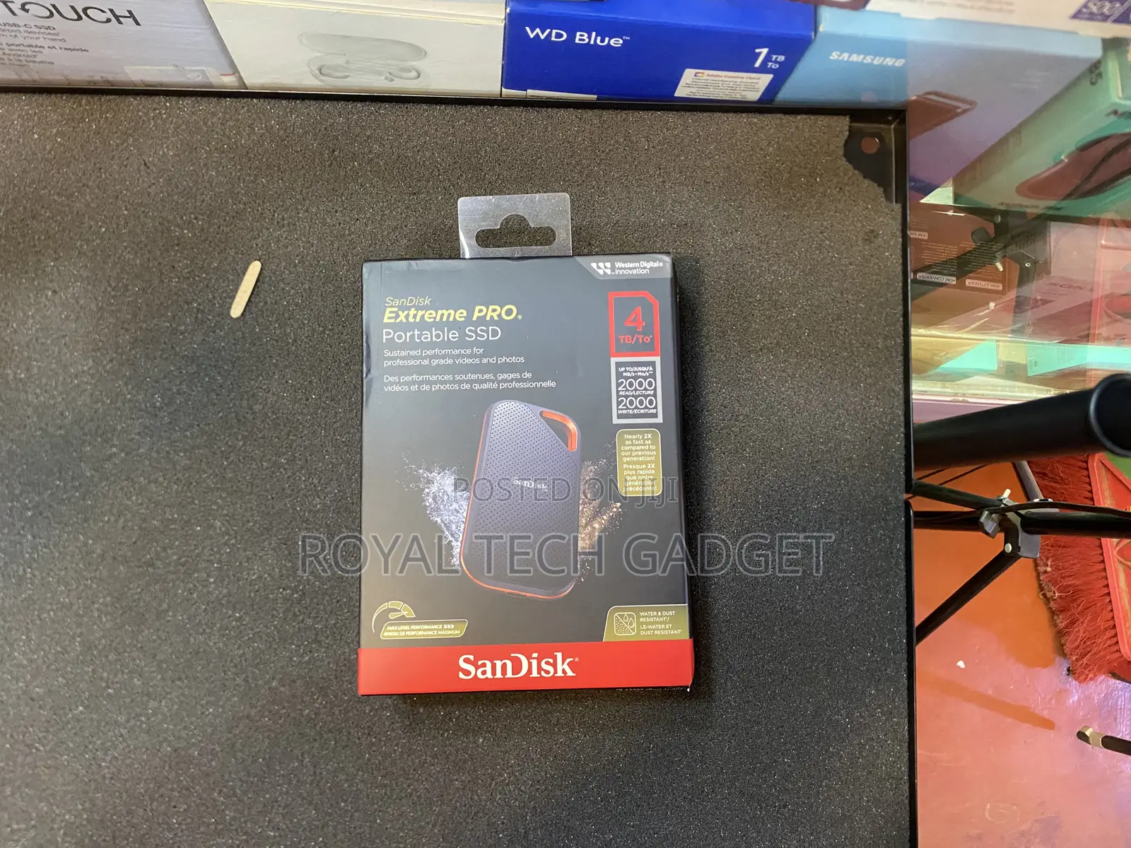 4tb Extreme Portable SSD Sandisk Up to 2000mbps