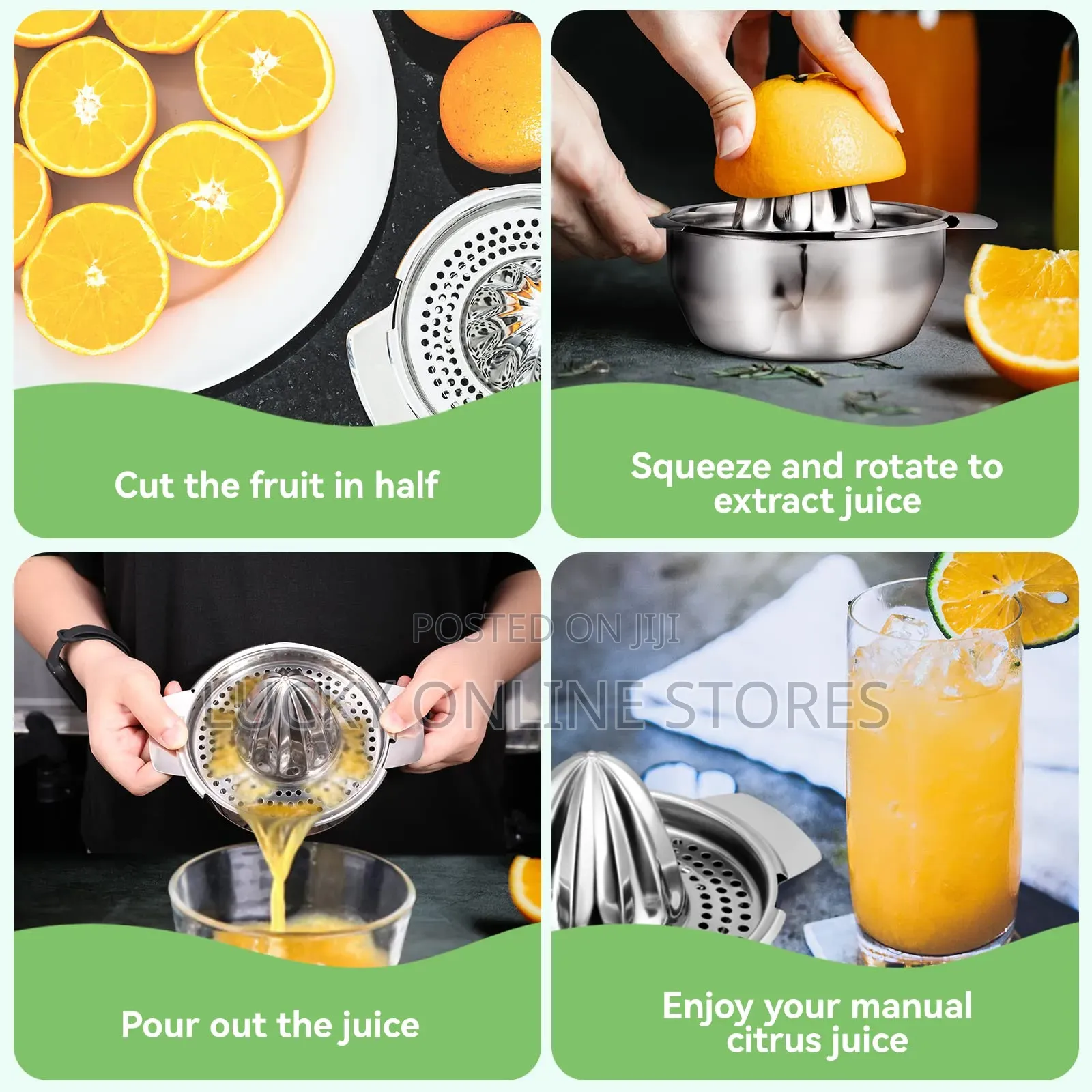 Stainless Manual Hand Juicer