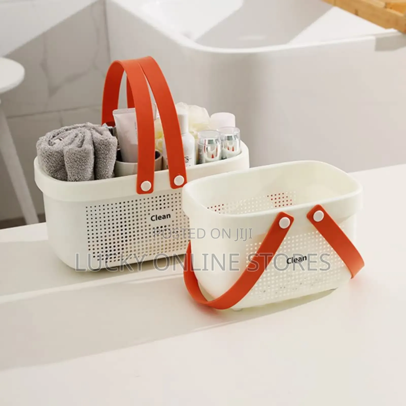 Portable Reusable Plastic Storage Organizer