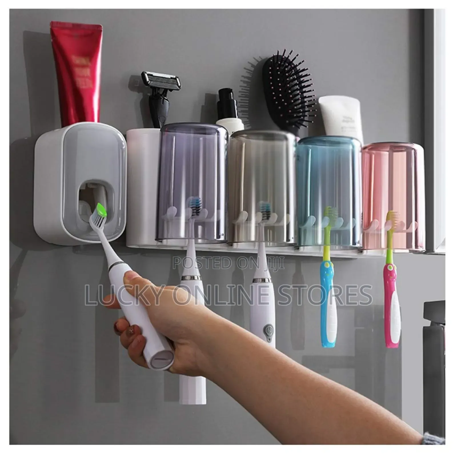 Wall Mounted Toothbrush Holder