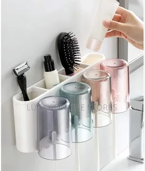 Wall Mounted Toothbrush Holder