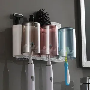 3 Cup Wall Mount Toothbrush Holder