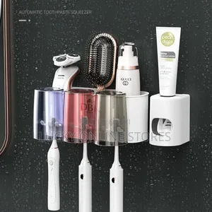 3 Cup Wall Mount Toothbrush Holder