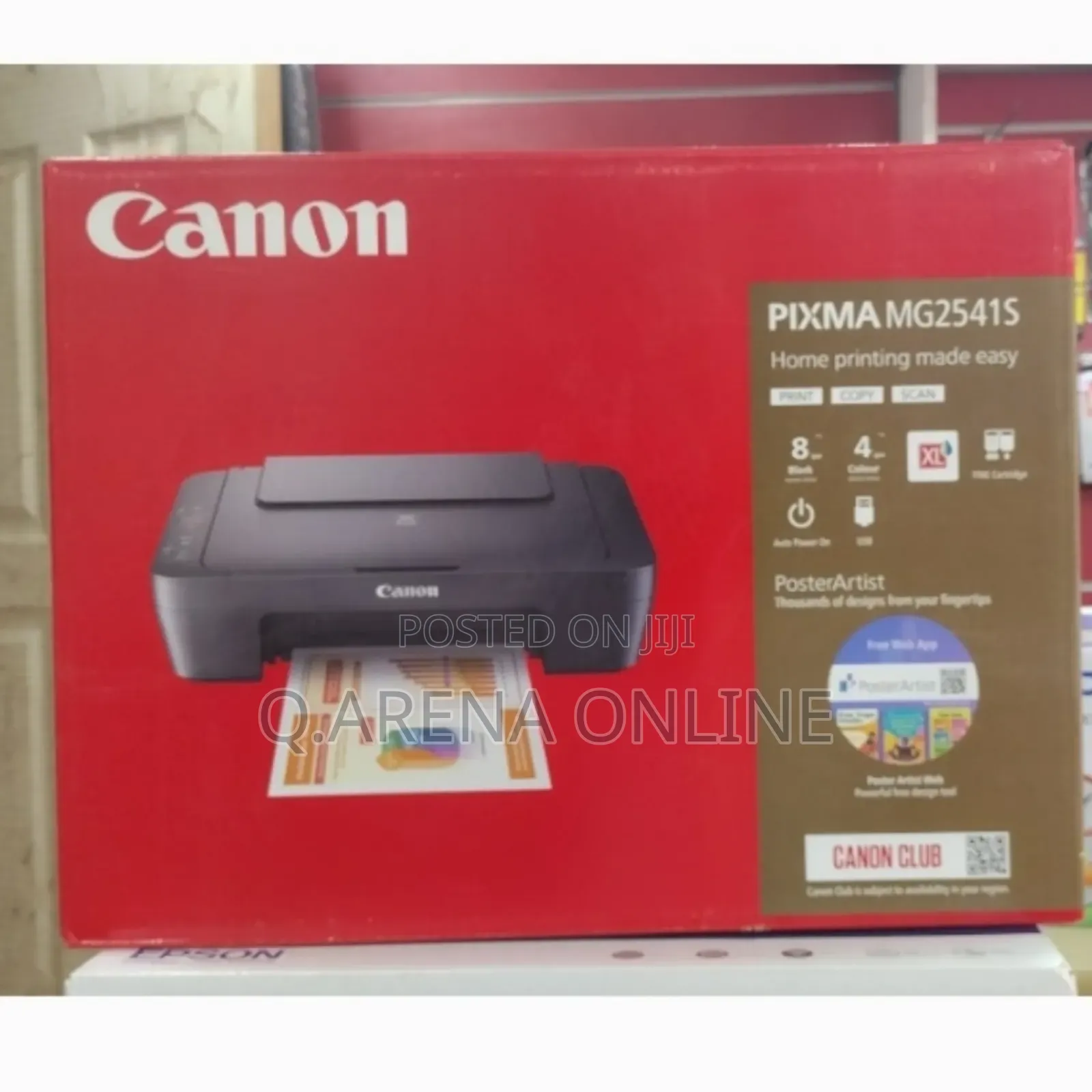 Canon Printer Mg 2541s One Year Warranty