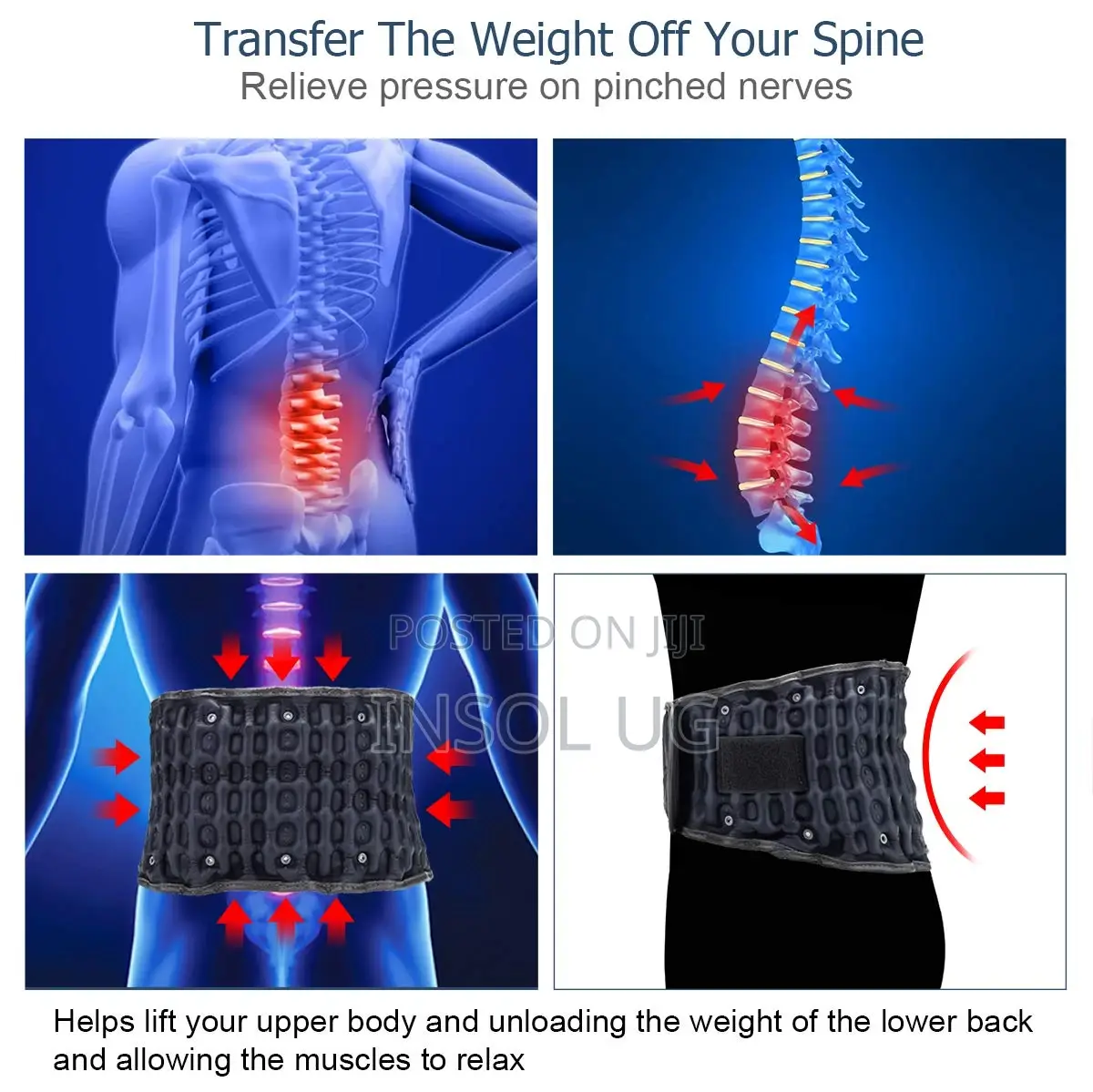 Back Pain Traction Device - Decompression Belt