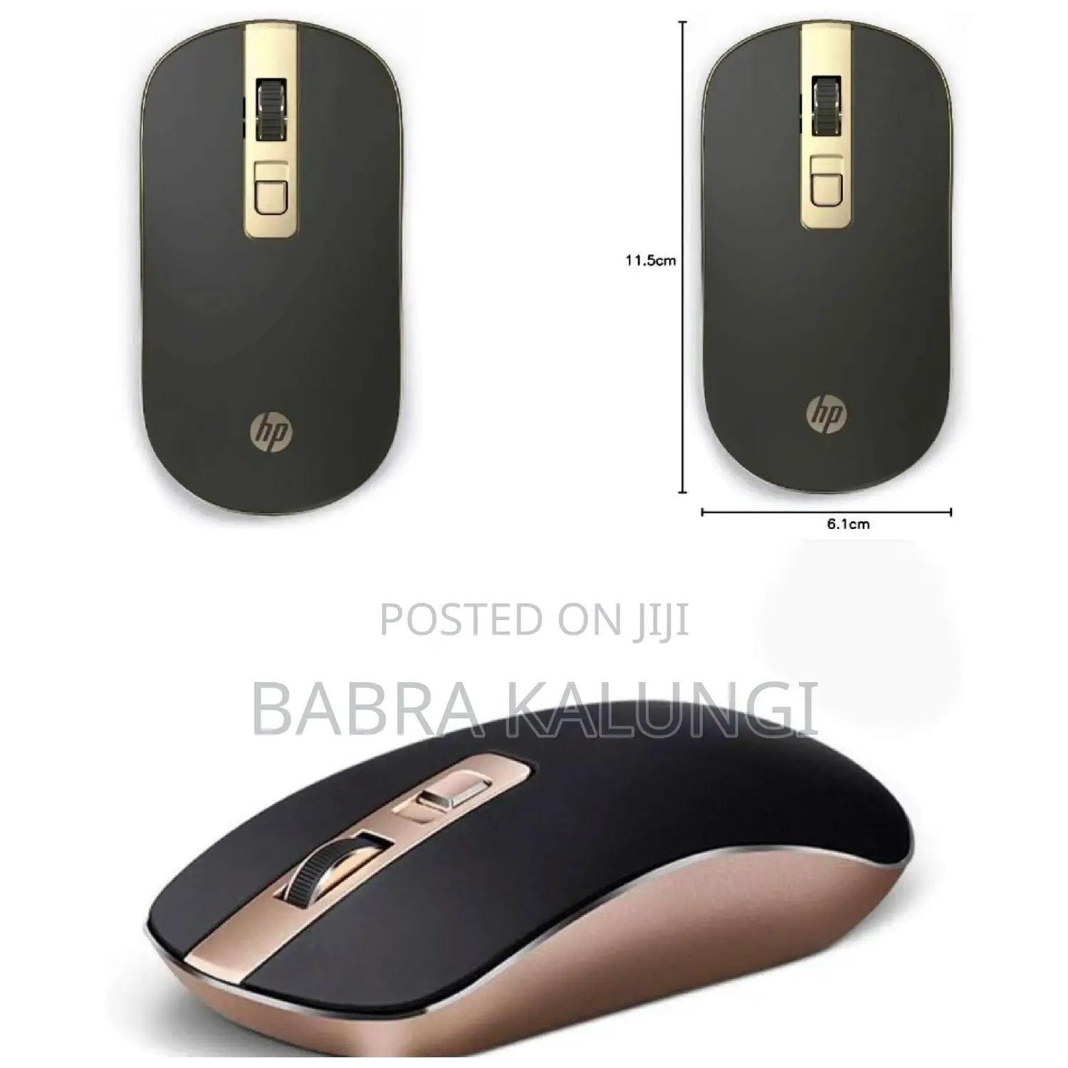 Hp S4000 Optical USB 1600 DPI 2.4ghz Wireless Mouse