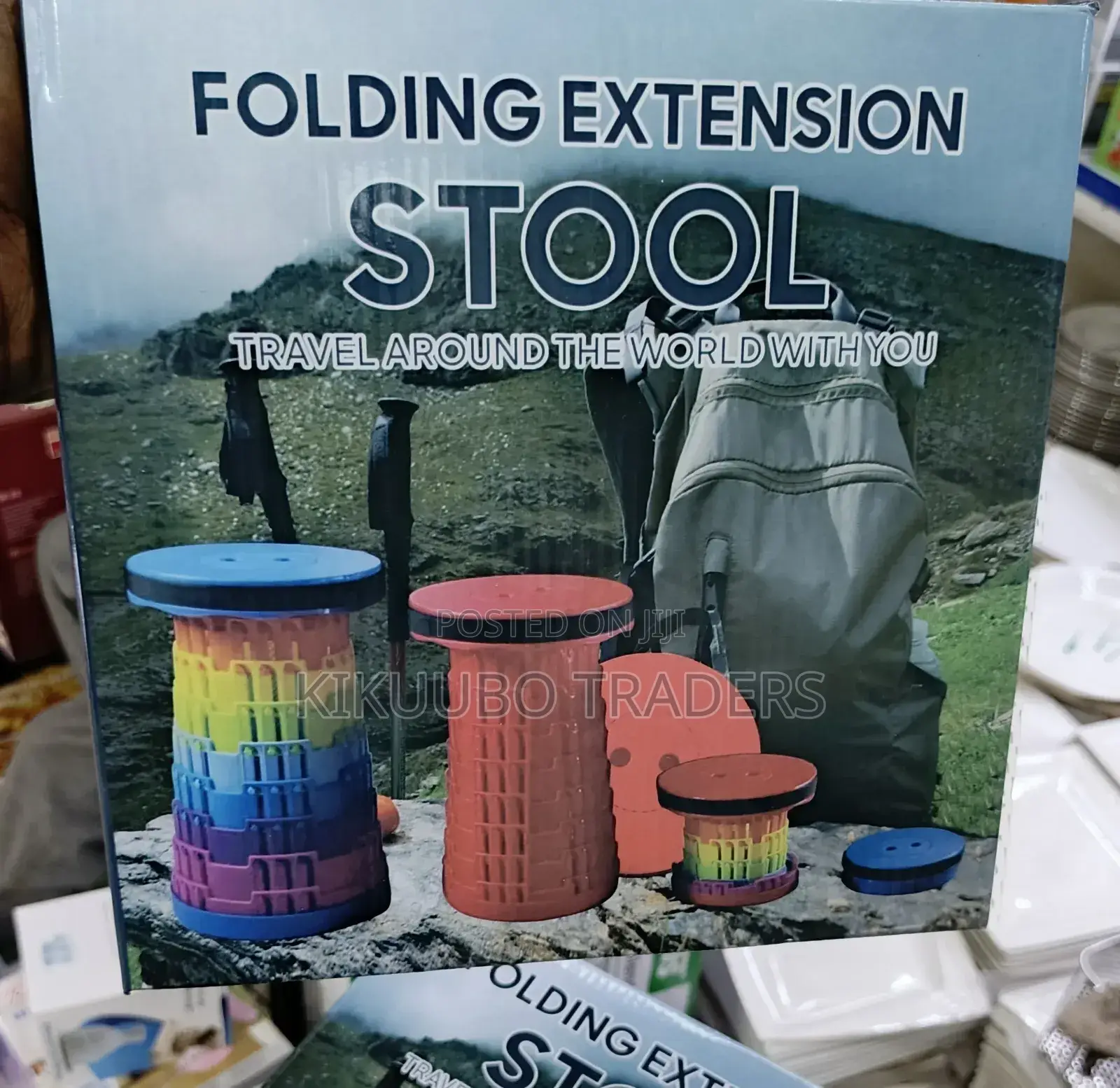 Telescopic Foldable Stool for Outdoor Hiking
