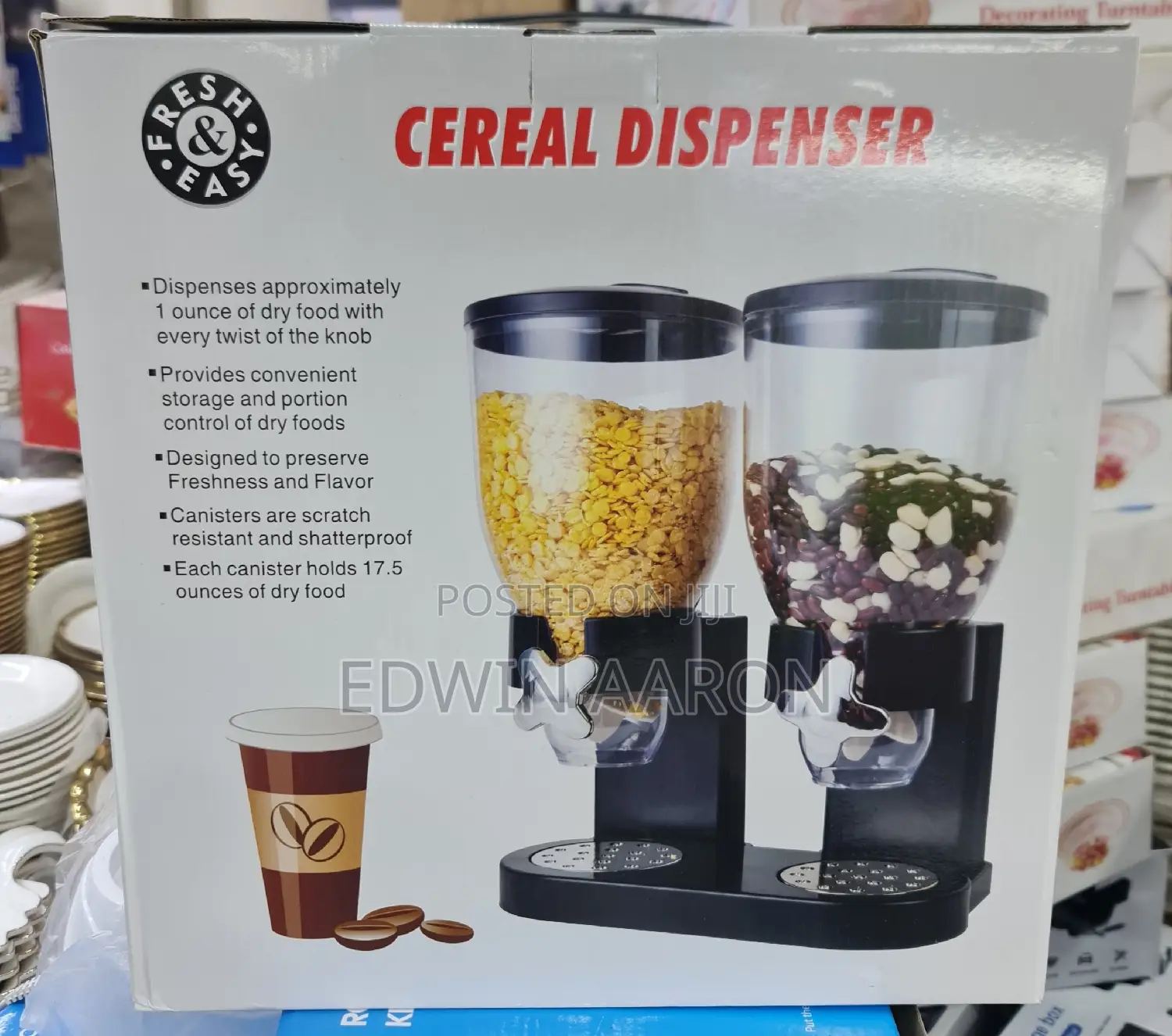Double Cereal Dispenser