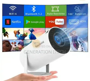 HD Mini Projector- Smart Wireless Projector With Apps