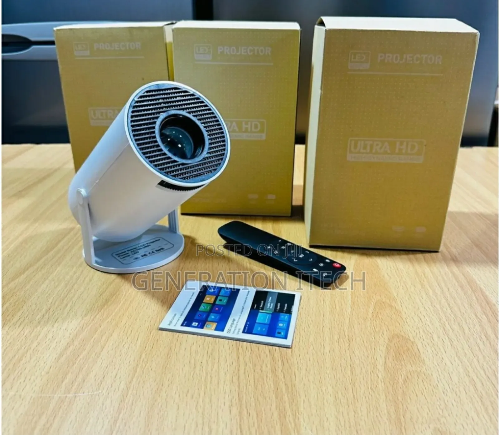 HD Mini Projector- Smart Wireless Projector With Apps