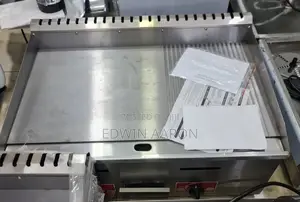 Commercial Gas Griddle Half Flat and Half Grill