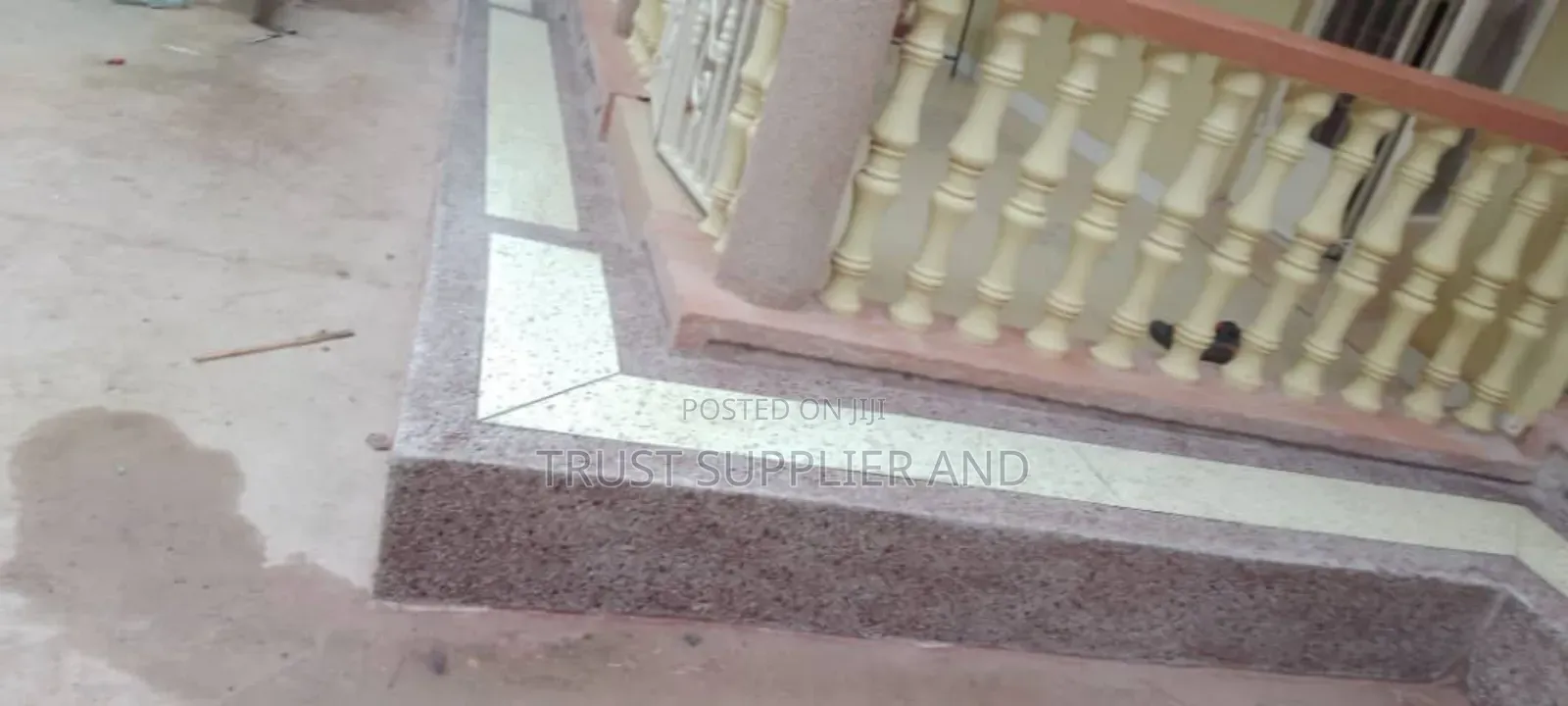 Terrazzo Floor and Stripes