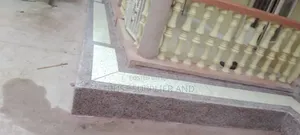 Terrazzo Floor and Stripes