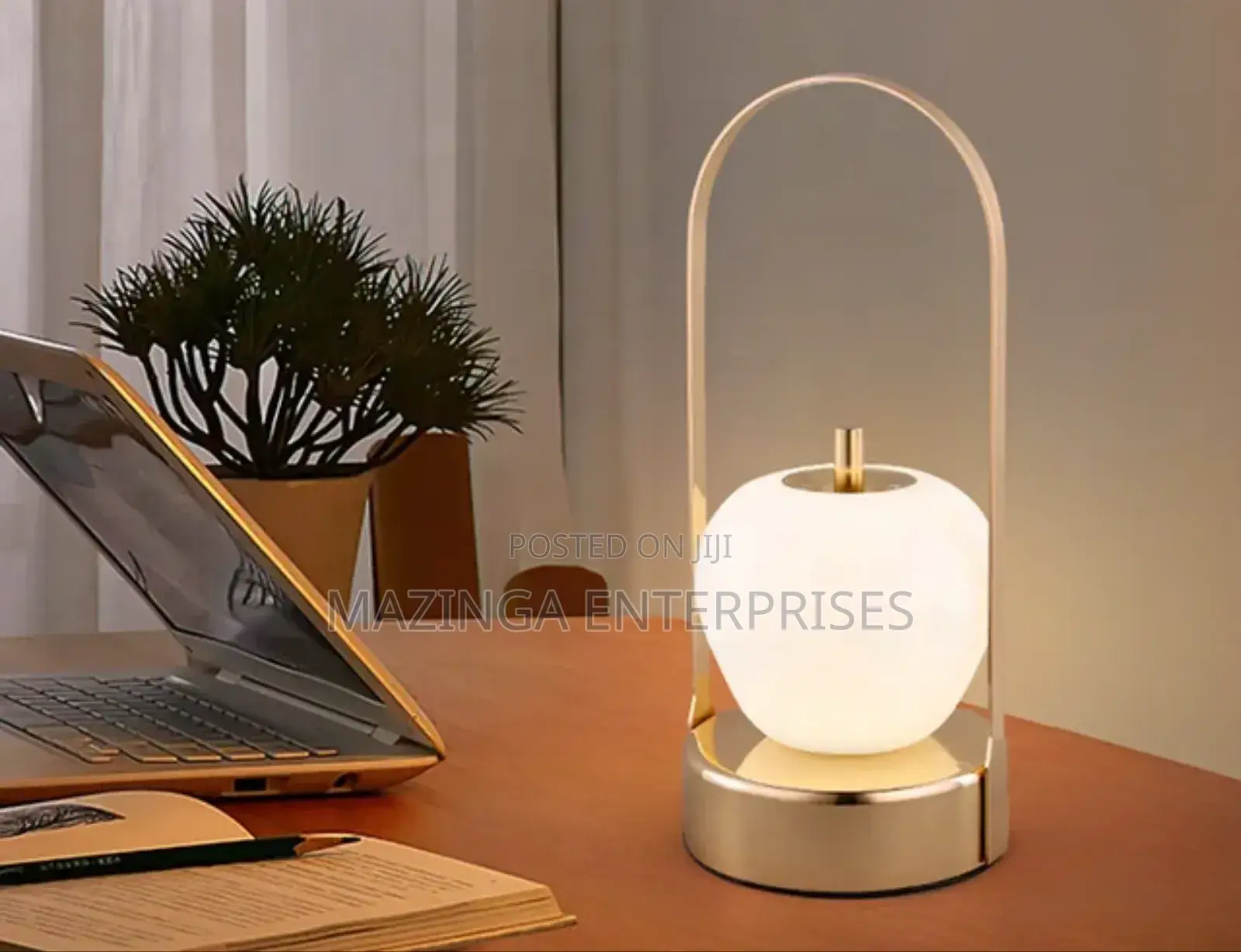 Cordless LED Table Light Decor Finger Sensor Rechargeable