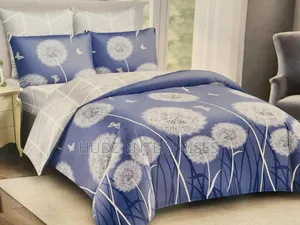 10pc Duvet King Size Navy Blue With Dots