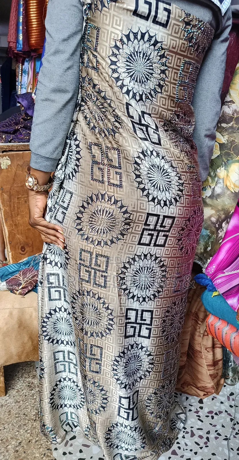 Stone Gomesi Fabric