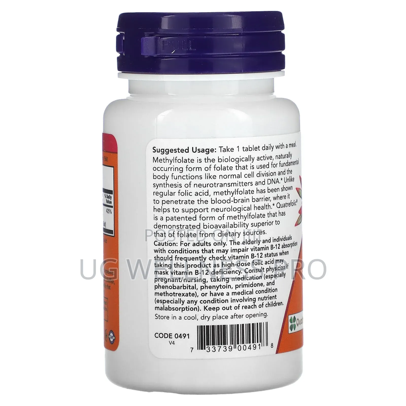 NOW Foods, Methyl Folate, 1,000 McG, 90 Tablets