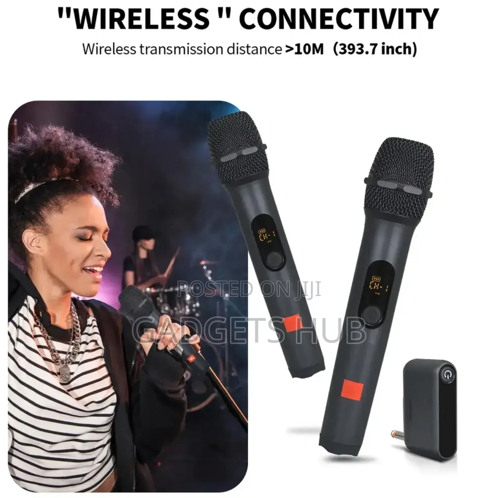 Wireless JBL Handheld Microphone System 2 Channel
