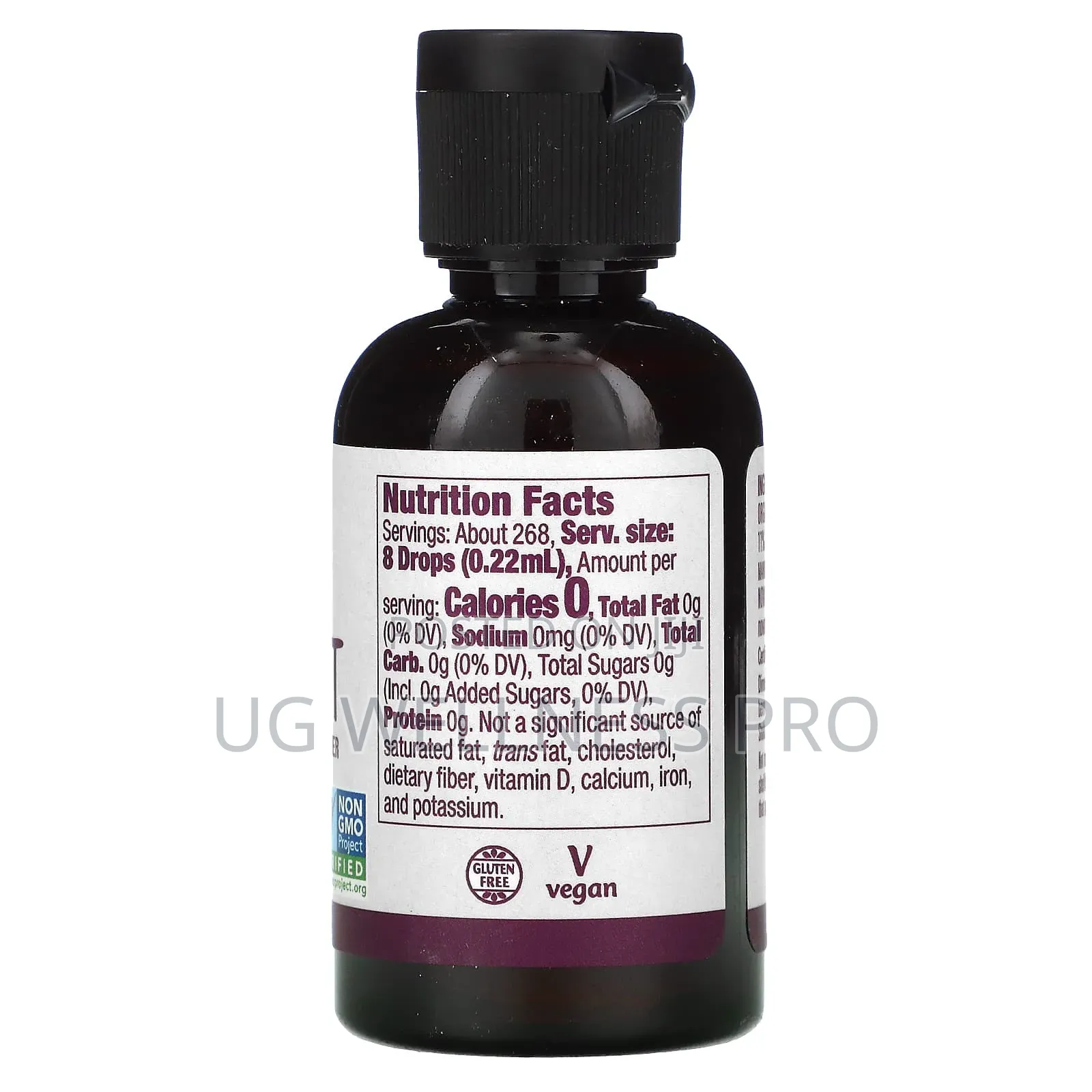 Real Food, Organic Monk Fruit, Liquid Sweetener, 59ml